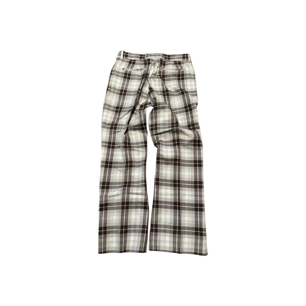 Ian Poulter IJP Men’s Golf Design Pants Trousers Cuffed Wool/Poly Blend Plaid UK